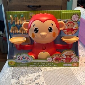 Spark Create Imagine Red Monkey Balance Toy